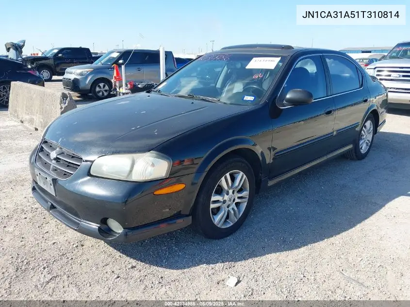 2001 Nissan Maxima Se VIN: JN1CA31A51T310814 Lot: 42134986