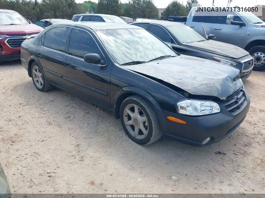 2001 Nissan Maxima Se VIN: JN1CA31A71T316050 Lot: 42147268