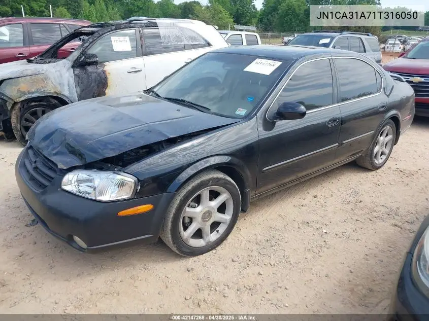 2001 Nissan Maxima Se VIN: JN1CA31A71T316050 Lot: 42147268