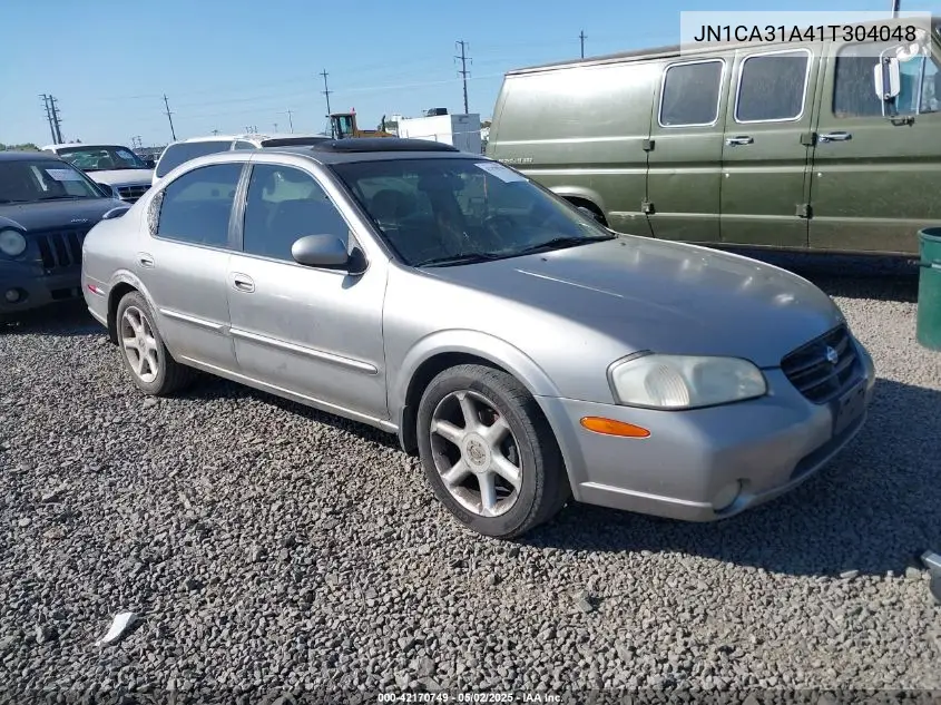 2001 Nissan Maxima Se VIN: JN1CA31A41T304048 Lot: 42170749