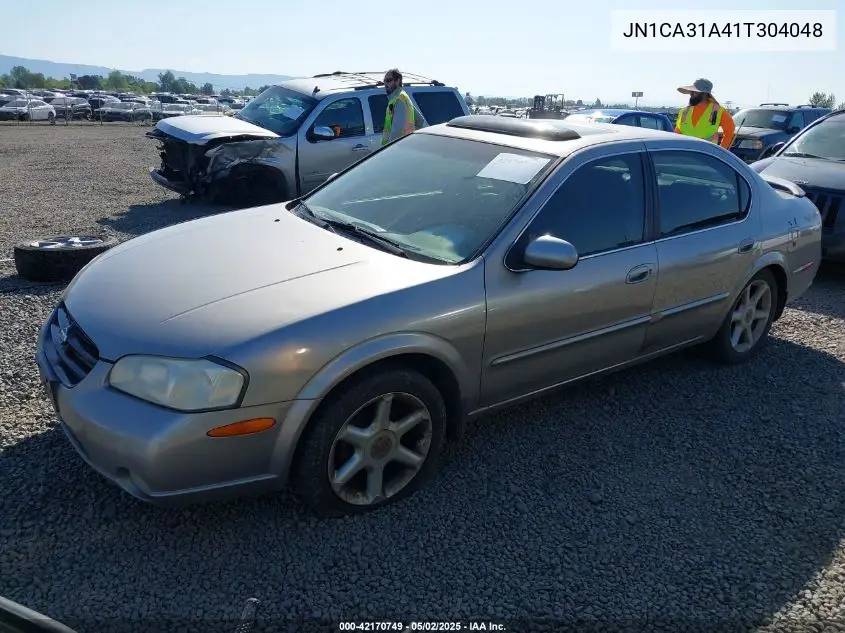 2001 Nissan Maxima Se VIN: JN1CA31A41T304048 Lot: 42170749