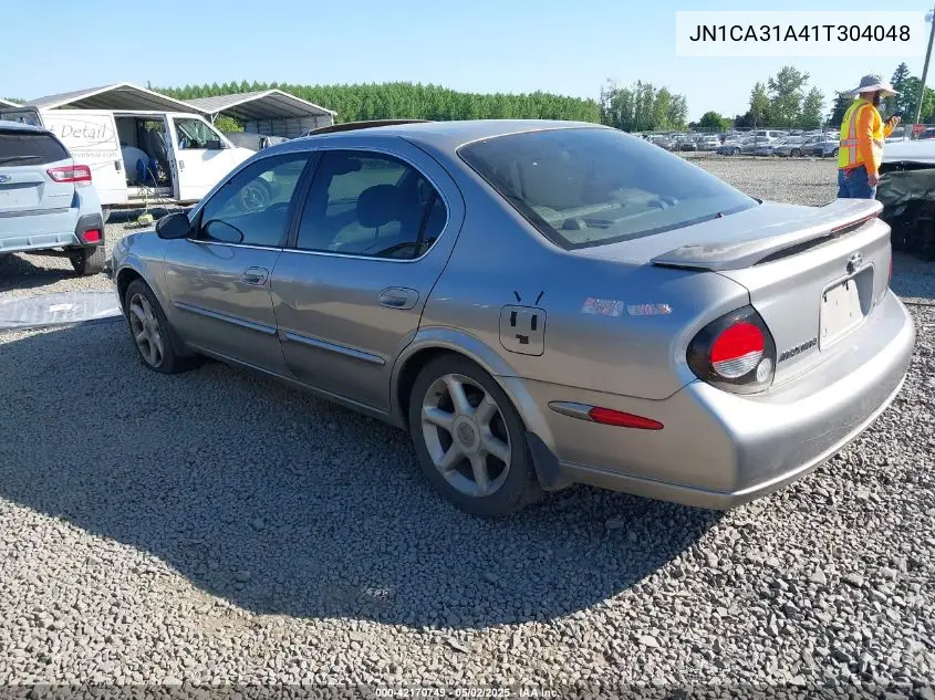 2001 Nissan Maxima Se VIN: JN1CA31A41T304048 Lot: 42170749