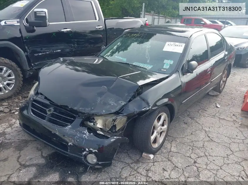 2001 Nissan Maxima Gxe/Se/Gle/20Th Anniv VIN: JN1CA31A31T318300 Lot: 42178819
