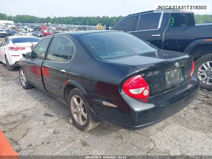 2001 Nissan Maxima Gxe/Se/Gle/20Th Anniv VIN: JN1CA31A31T318300 Lot: 42178819