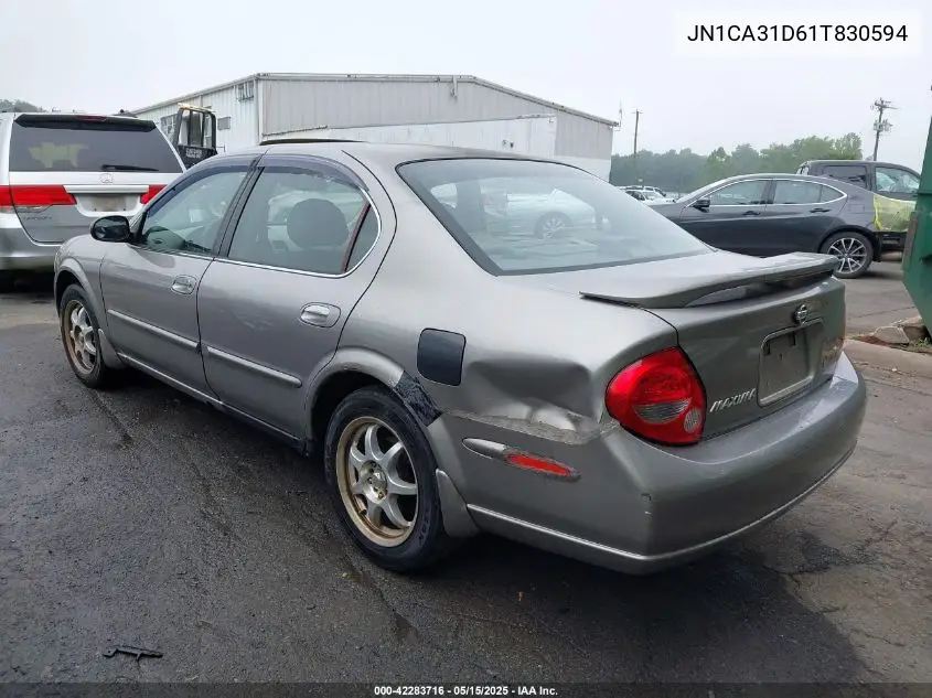 2001 Nissan Maxima Gle VIN: JN1CA31D61T830594 Lot: 42283716