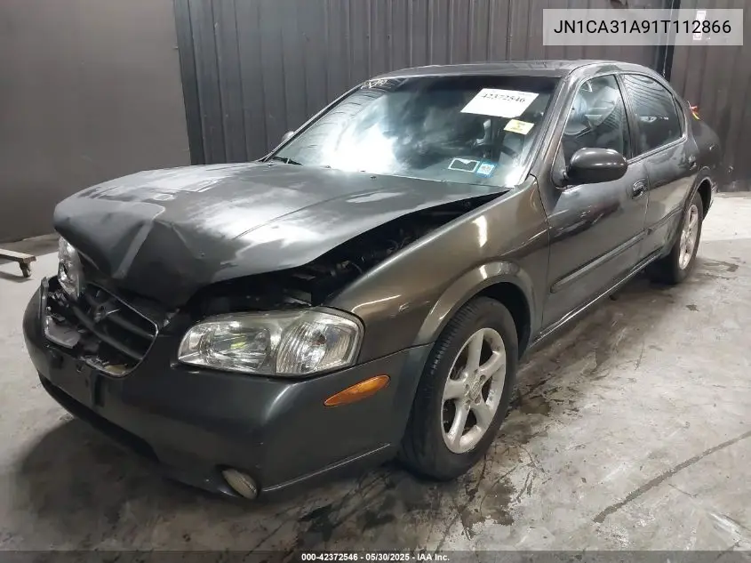 2001 Nissan Maxima Gle VIN: JN1CA31A91T112866 Lot: 42372546