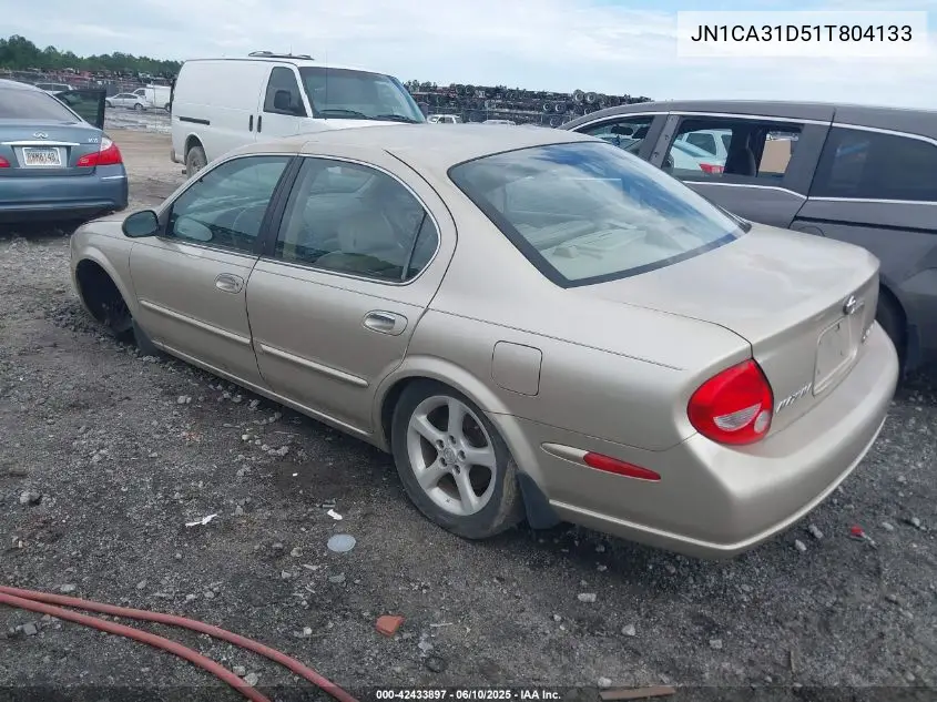 2001 Nissan Maxima Gle VIN: JN1CA31D51T804133 Lot: 42433897