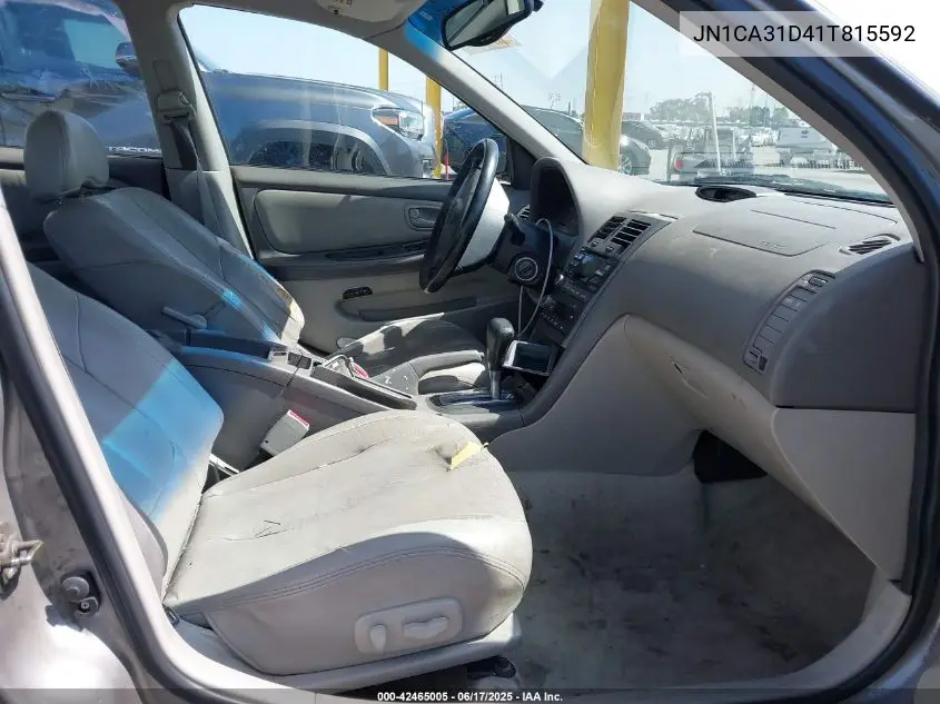 2001 Nissan Maxima Se VIN: JN1CA31D41T815592 Lot: 42465005