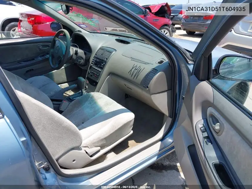 2001 Nissan Maxima Gxe VIN: JN1CA31D51T604935 Lot: 42504918