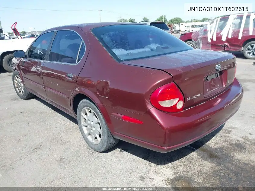 2001 Nissan Maxima Gxe VIN: JN1CA31DX1T602615 Lot: 42554401