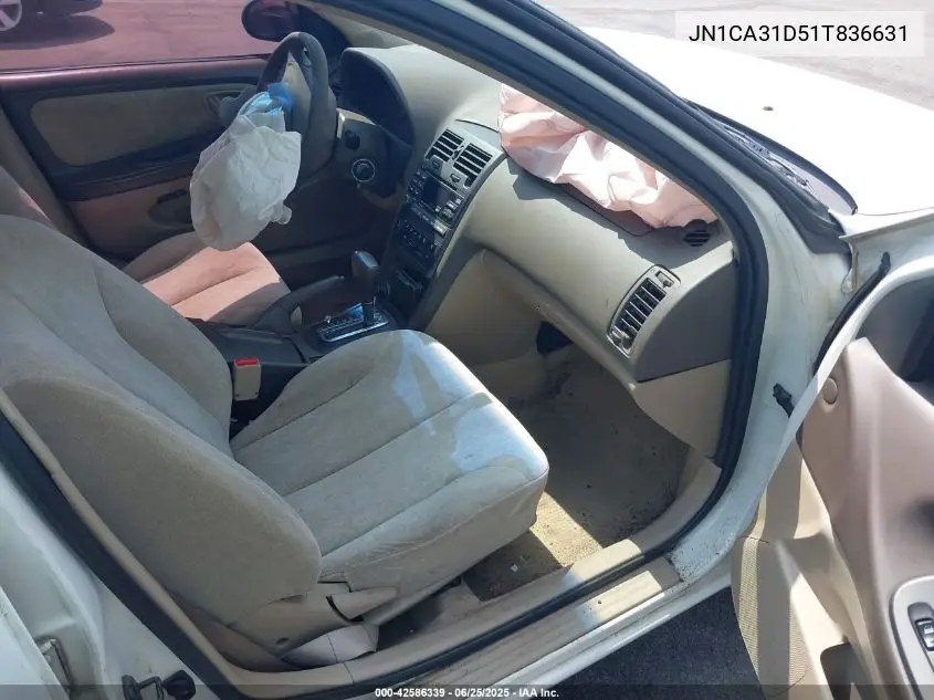 2001 Nissan Maxima Gxe VIN: JN1CA31D51T836631 Lot: 42586339