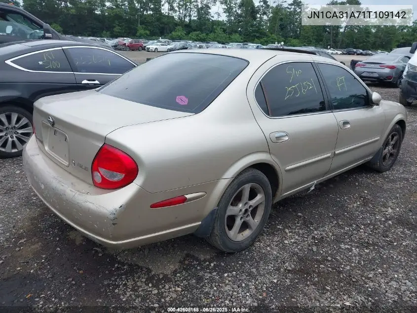 2001 Nissan Maxima Gle VIN: JN1CA31A71T109142 Lot: 42608168