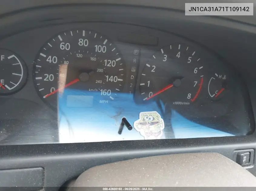 2001 Nissan Maxima Gle VIN: JN1CA31A71T109142 Lot: 42608168