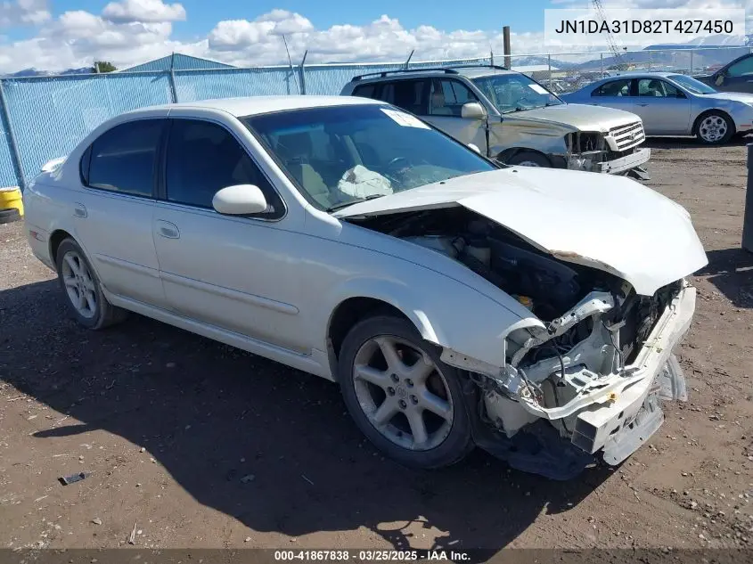 2002 Nissan Maxima Se VIN: JN1DA31D82T427450 Lot: 41867838