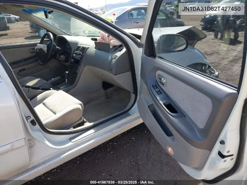 2002 Nissan Maxima Se VIN: JN1DA31D82T427450 Lot: 41867838