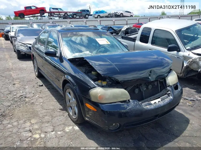 2002 Nissan Maxima Se VIN: JN1DA31DX2T411198 Lot: 42188090