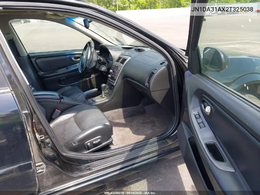 2002 Nissan Maxima Se VIN: JN1DA31AX2T325038 Lot: 42250279