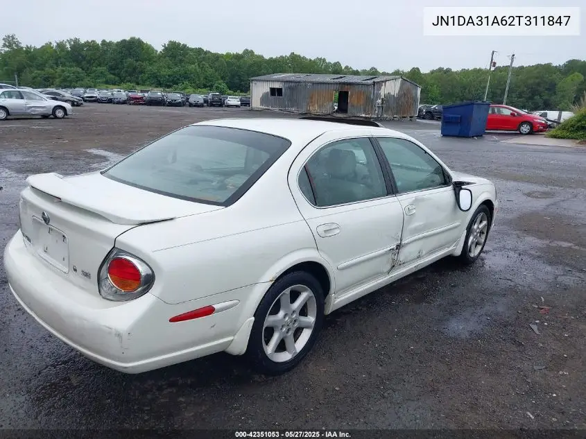 2002 Nissan Maxima Se VIN: JN1DA31A62T311847 Lot: 42351053