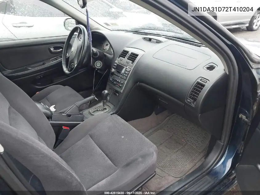 2002 Nissan Maxima Se VIN: JN1DA31D72T410204 Lot: 42515430