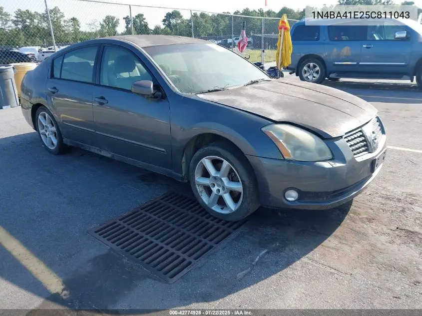 2005 Nissan Maxima 3.5 Se VIN: 1N4BA41E25C811043 Lot: 42774928