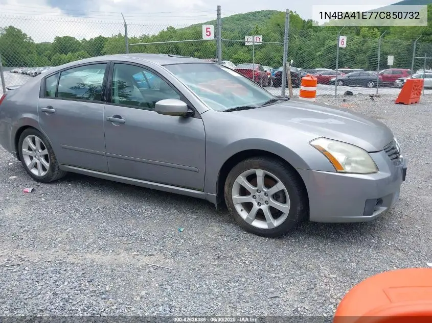 1N4BA41E77C850732 2007 Nissan Maxima 3.5 Se