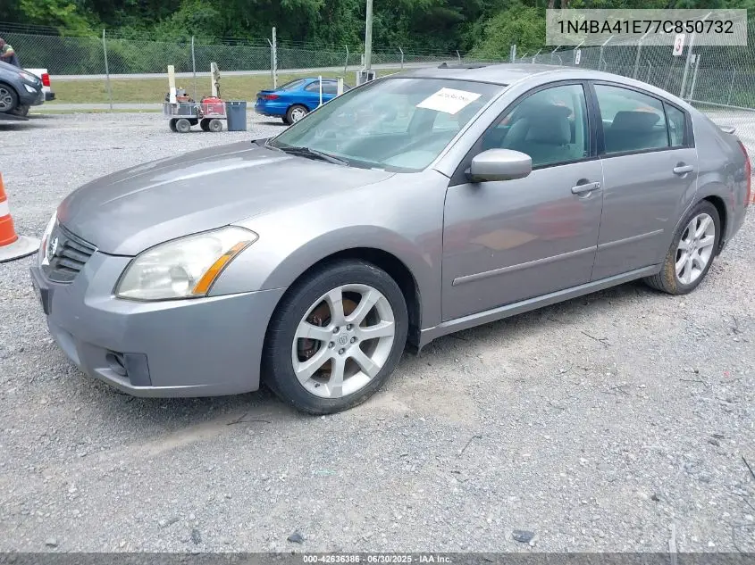 1N4BA41E77C850732 2007 Nissan Maxima 3.5 Se