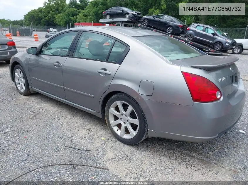 1N4BA41E77C850732 2007 Nissan Maxima 3.5 Se