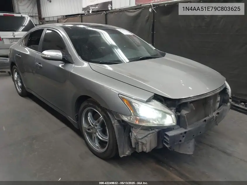 2009 Nissan Maxima 3.5 Sv VIN: 1N4AA51E79C803625 Lot: 42249632