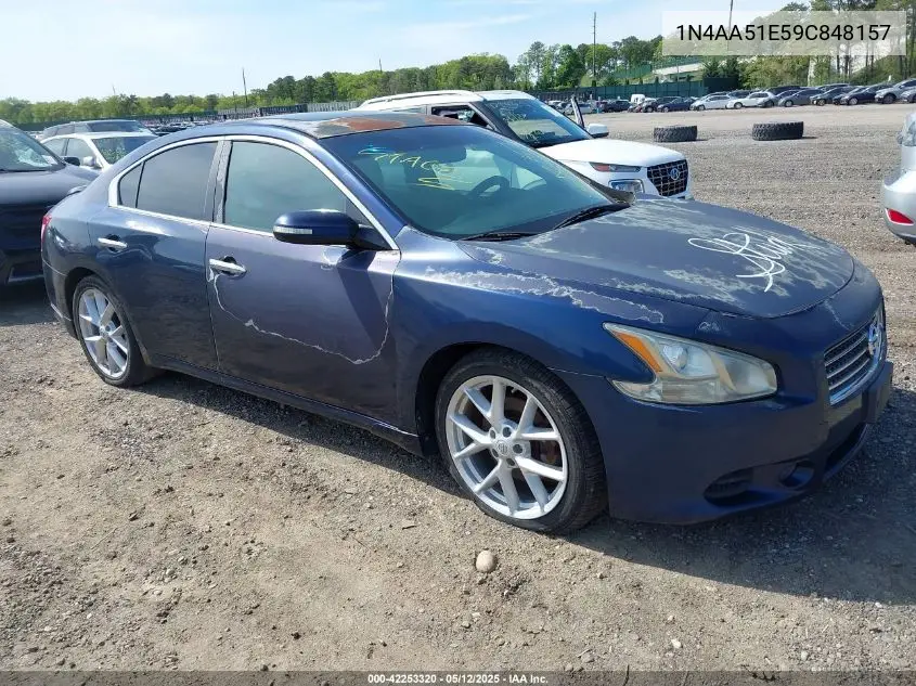 2009 Nissan Maxima 3.5 Sv VIN: 1N4AA51E59C848157 Lot: 42253320