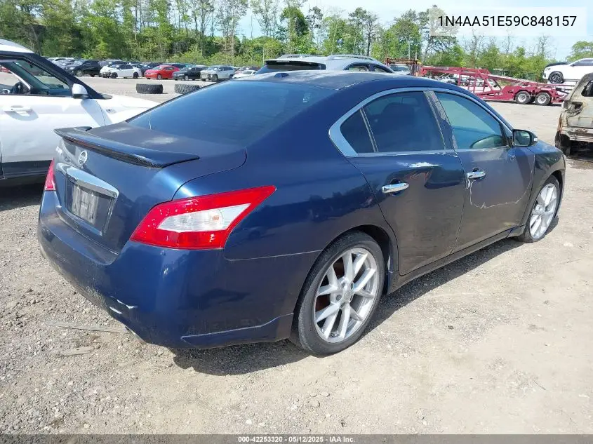 2009 Nissan Maxima 3.5 Sv VIN: 1N4AA51E59C848157 Lot: 42253320