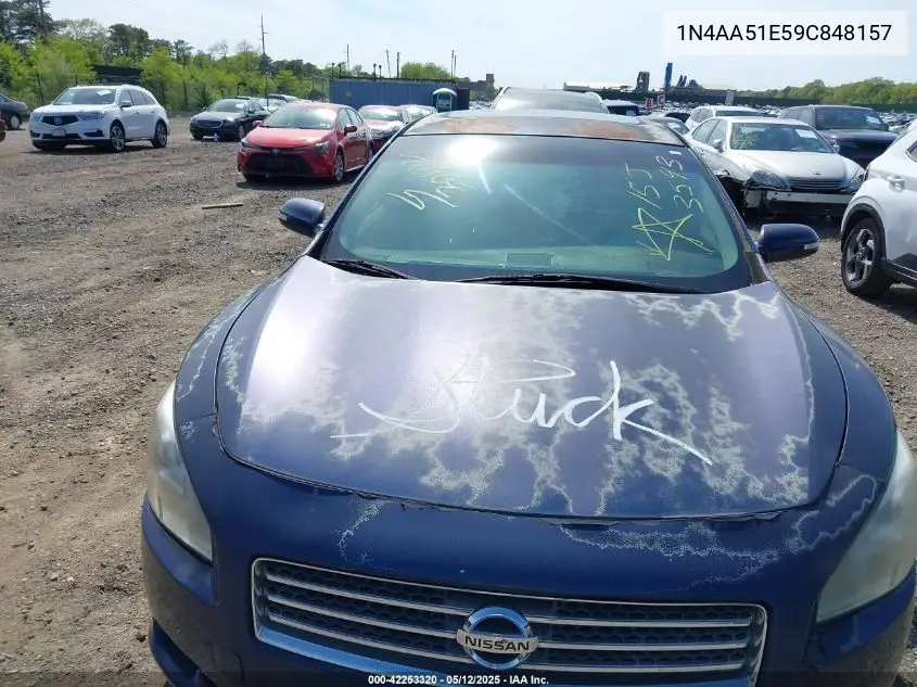 2009 Nissan Maxima 3.5 Sv VIN: 1N4AA51E59C848157 Lot: 42253320
