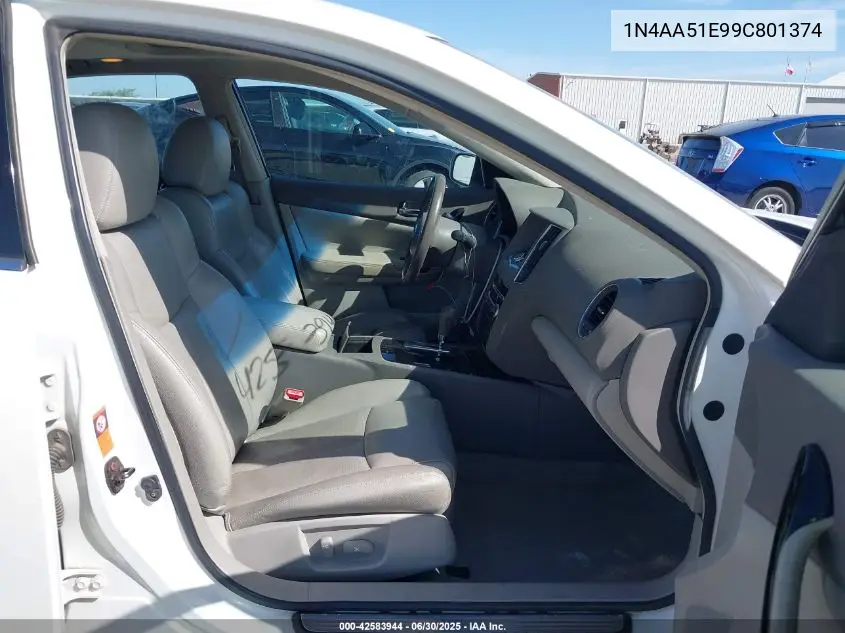 2009 Nissan Maxima 3.5 Sv VIN: 1N4AA51E99C801374 Lot: 42583944