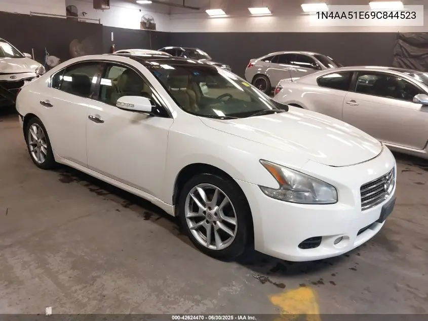 2009 Nissan Maxima 3.5 Sv W/Premium Pkg VIN: 1N4AA51E69C844523 Lot: 42624470