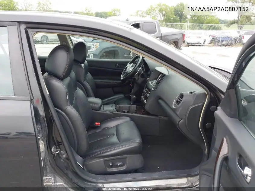 2010 Nissan Maxima 3.5 Sv VIN: 1N4AA5AP2AC807152 Lot: 42784907