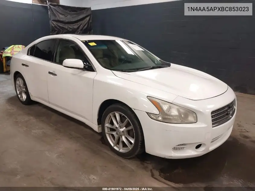 2011 Nissan Maxima 3.5 S VIN: 1N4AA5APXBC853023 Lot: 41981972