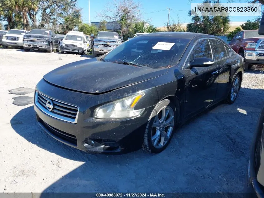 2012 Nissan Maxima 3.5 Sv VIN: 1N4AA5AP8CC823360 Lot: 40983072
