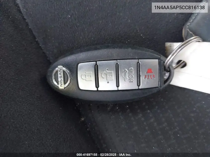 2012 Nissan Maxima 3.5 S VIN: 1N4AA5AP5CC816138 Lot: 41697155