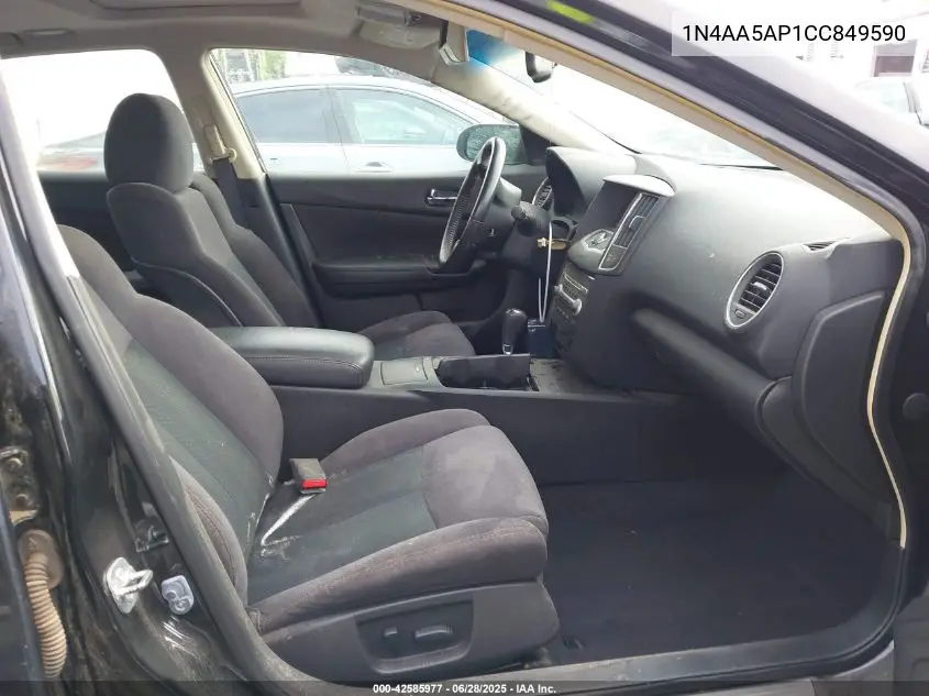 2012 Nissan Maxima 3.5 S VIN: 1N4AA5AP1CC849590 Lot: 42585977