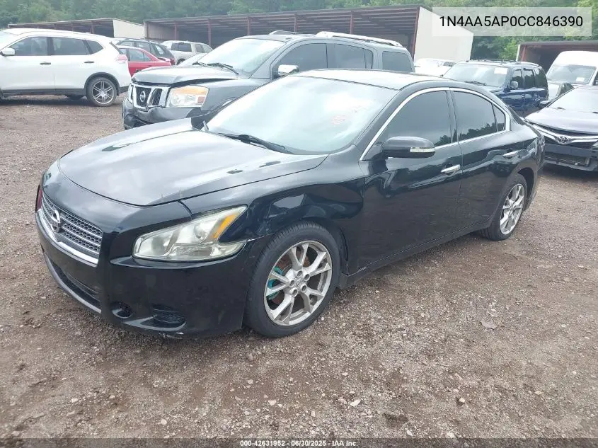 2012 Nissan Maxima 3.5 Sv VIN: 1N4AA5AP0CC846390 Lot: 42631952