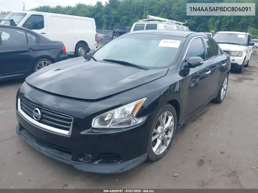 2013 Nissan Maxima 3.5 Sv VIN: 1N4AA5AP8DC806091 Lot: 42628167