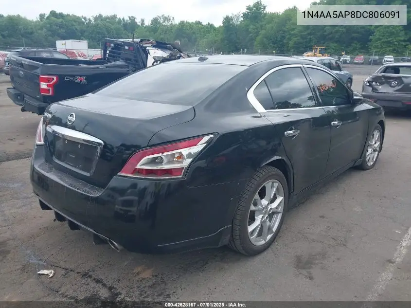 2013 Nissan Maxima 3.5 Sv VIN: 1N4AA5AP8DC806091 Lot: 42628167