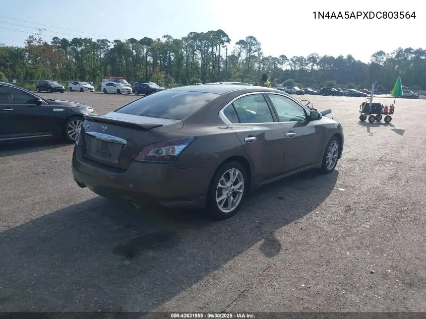 2013 Nissan Maxima 3.5 Sv VIN: 1N4AA5APXDC803564 Lot: 42631955
