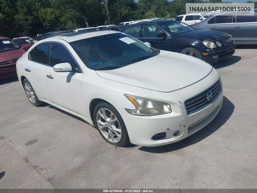 2013 Nissan Maxima 3.5 Sv VIN: 1N4AA5AP1DC815909 Lot: 42799348