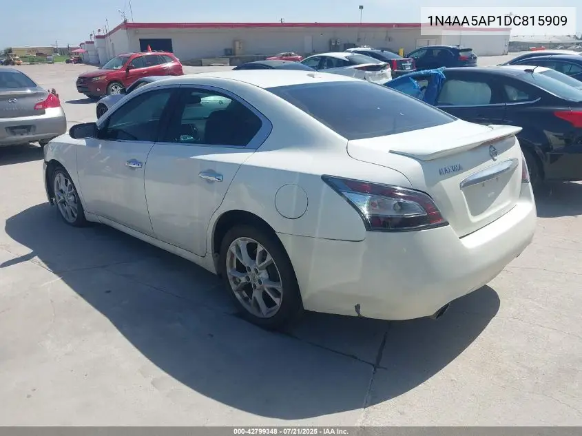 2013 Nissan Maxima 3.5 Sv VIN: 1N4AA5AP1DC815909 Lot: 42799348