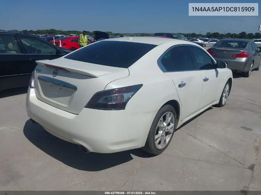 2013 Nissan Maxima 3.5 Sv VIN: 1N4AA5AP1DC815909 Lot: 42799348