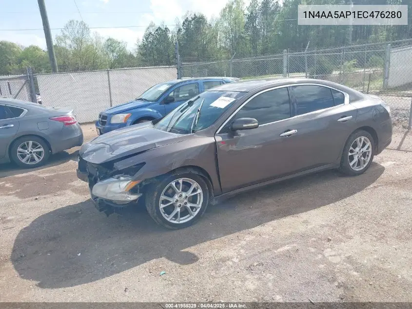 2014 Nissan Maxima 3.5 Sv VIN: 1N4AA5AP1EC476280 Lot: 41955329