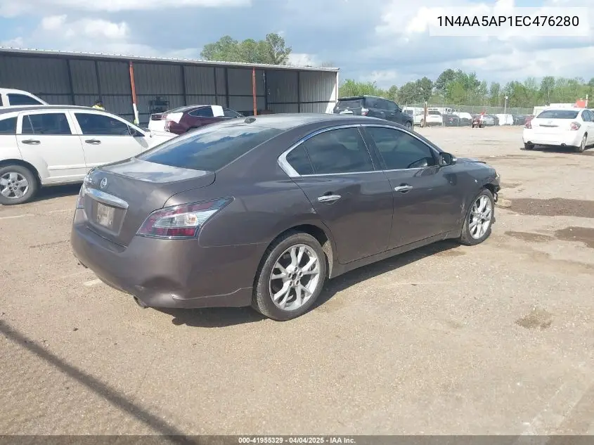 2014 Nissan Maxima 3.5 Sv VIN: 1N4AA5AP1EC476280 Lot: 41955329