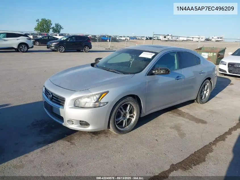 2014 Nissan Maxima 3.5 S VIN: 1N4AA5AP7EC496209 Lot: 42245578