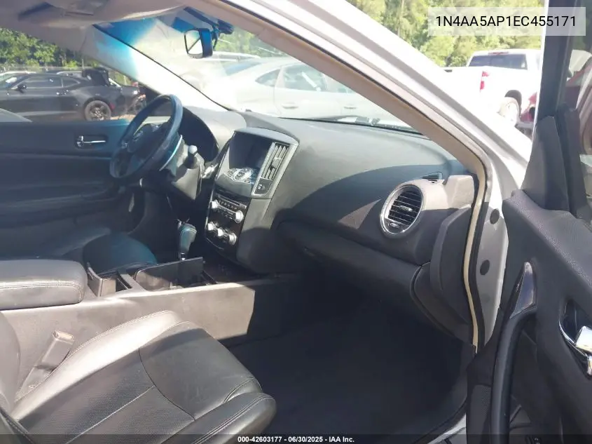 2014 Nissan Maxima 3.5 Sv VIN: 1N4AA5AP1EC455171 Lot: 42603177