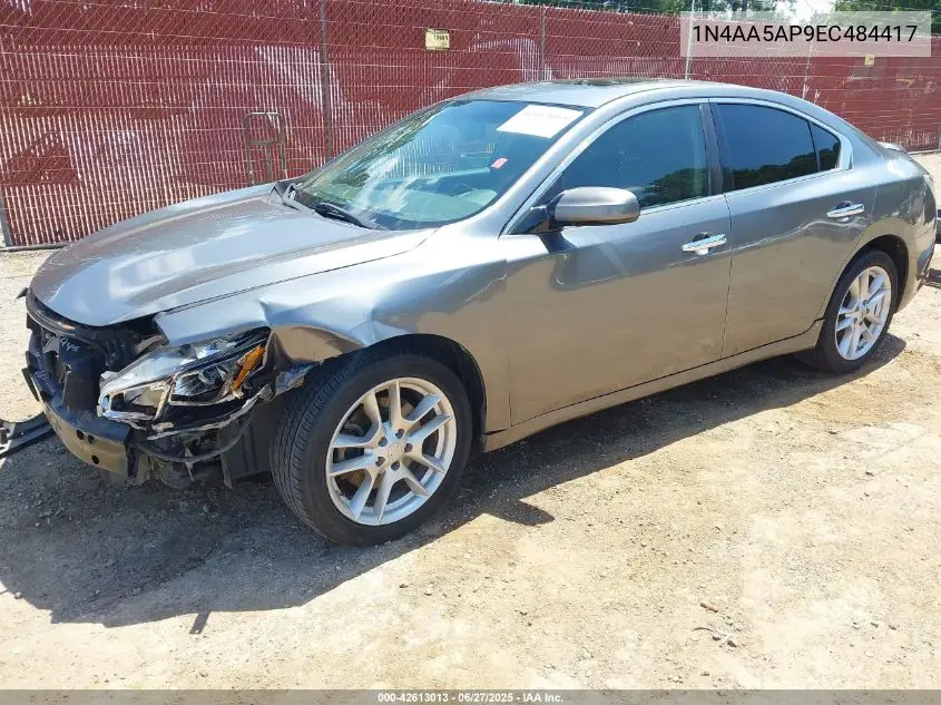 2014 Nissan Maxima 3.5 S/3.5 Sv VIN: 1N4AA5AP9EC484417 Lot: 42613013